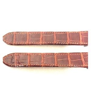 Cartier Roadster XL shiny brown Croc Band